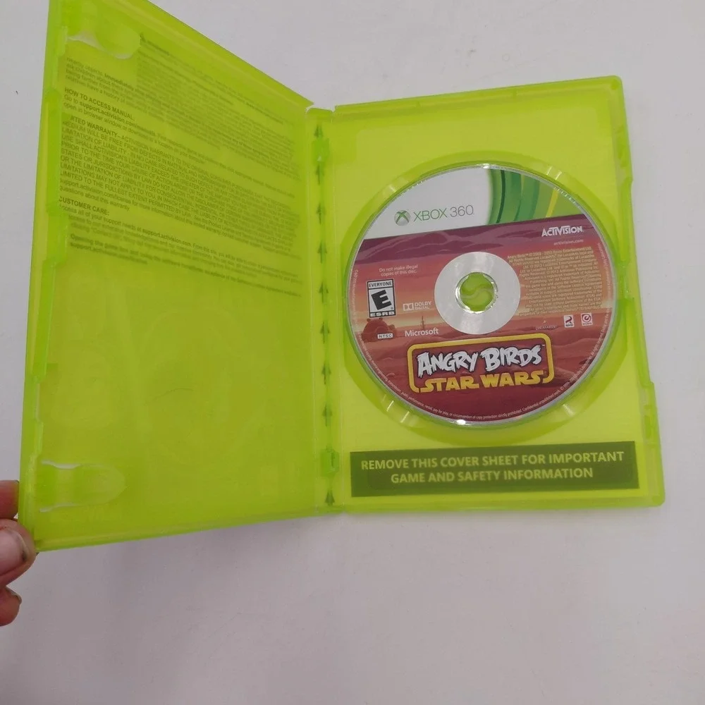 2 Xbox 360 Game Lot Angry Birds Star Wars & Madden 15 Tested Working